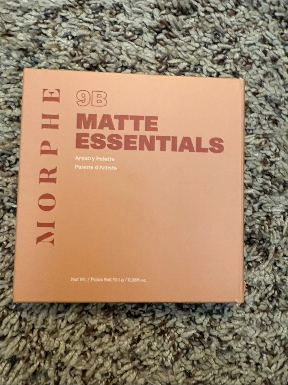 NIB Morphe Matte Essentials 9B Palette - Peach Coral Packaging